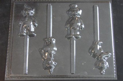 322sp Tele Friend Chocolate or Hard Candy Lollipop Mold